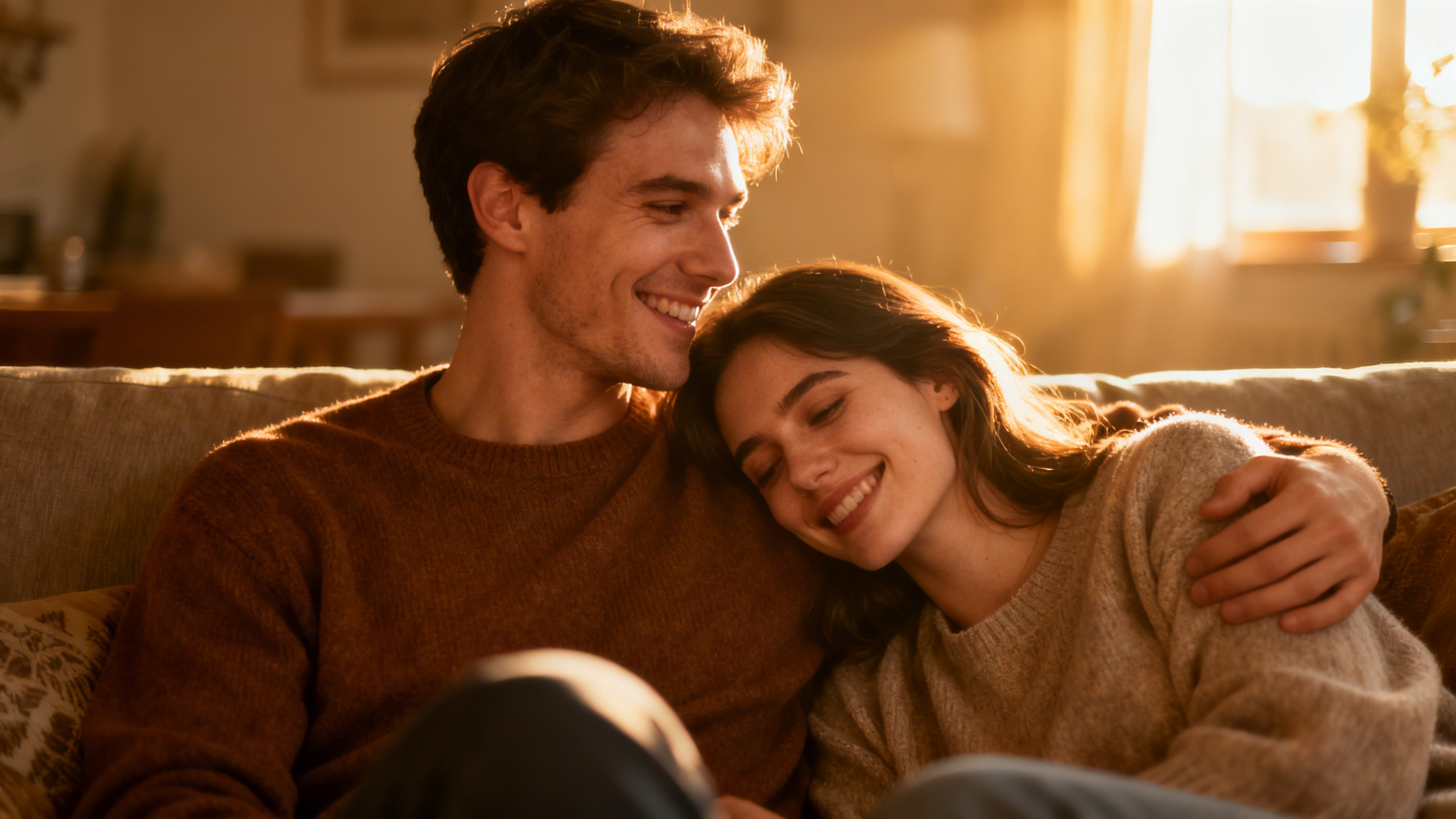 Couple heureux se préparant à devenir parents